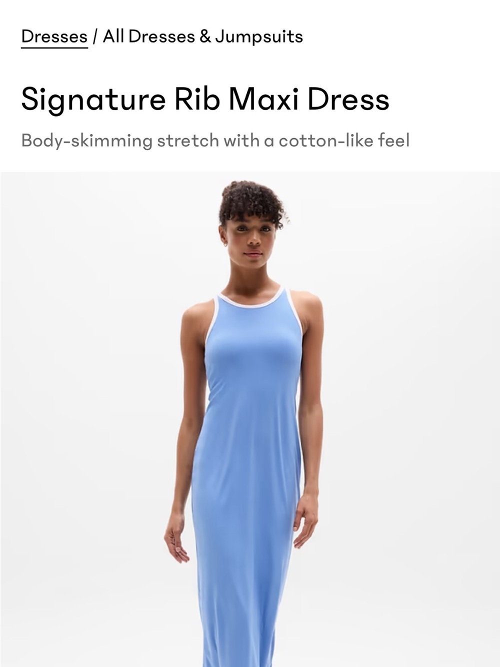 athleta blue dress | Dresses | Athleta Light Maxi With White Trim TT Shop Soft Launch LONG-SLEEVE POLY CREPE OFF-SHOULDER Size:Pre-order Size 7-8 Regular 51 3/4